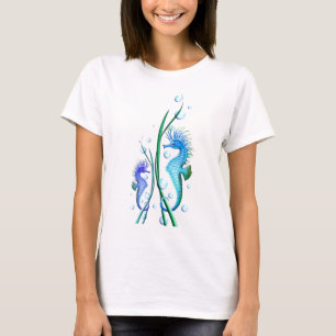 Seahorses Cartoon T-Shirt