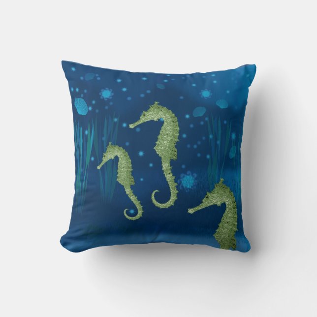 Seahorses Cushion (Front)