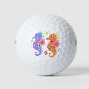 Seahorses Golf Balls