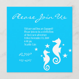 Seahorses Invitation