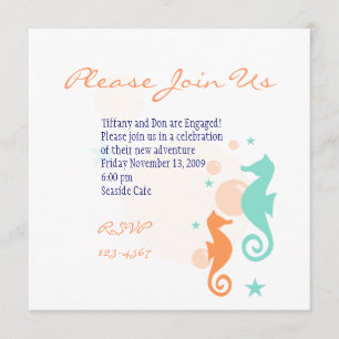 Seahorses Invitation