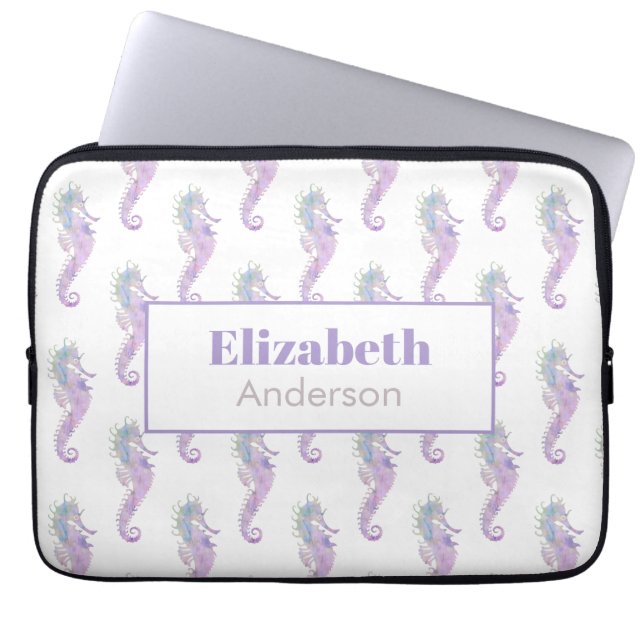 Seahorses Laptop Sleeve (Front)