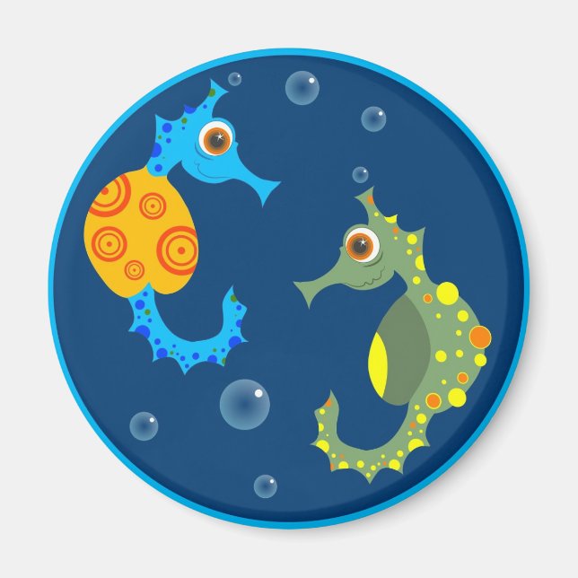 Seahorses Magnet (Front)