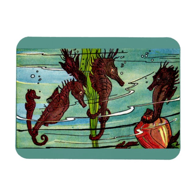 seahorses magnet (Horizontal)