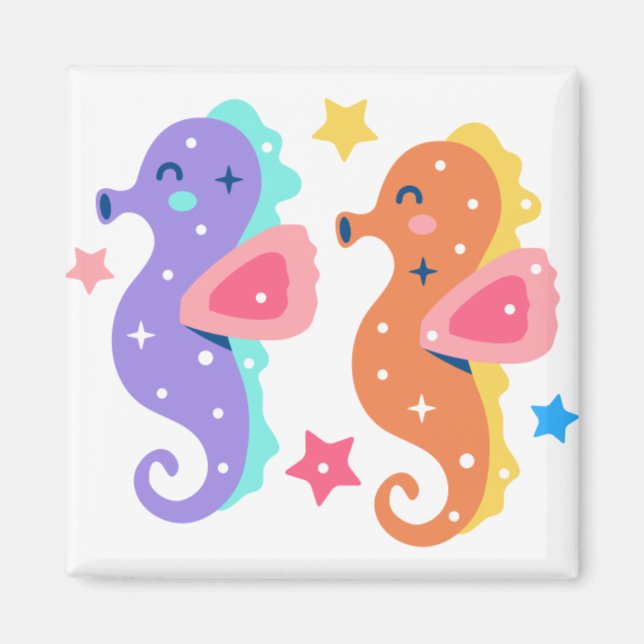 Seahorses Magnet (Front)