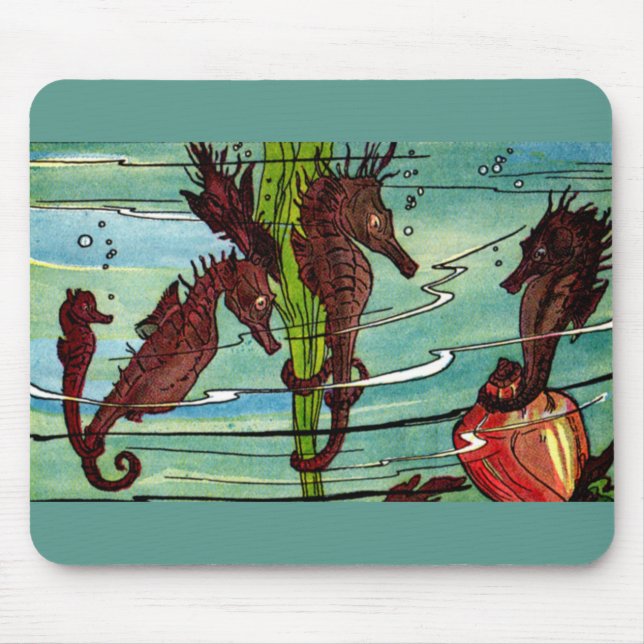 seahorses mouse mat (Front)