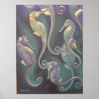 Seahorses Poster