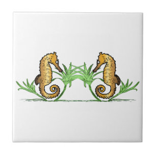 Seahorses Tile