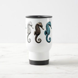 Seahorses travel mug