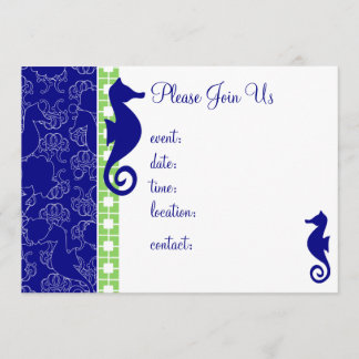 Seahorsing Around Invitation