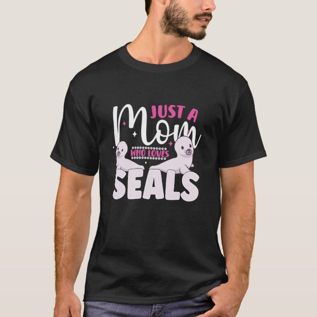 seal animal wilderness animals seals cute baby sea T-Shirt (Front)