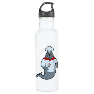 Seal as Cook with Pan & Spatula 710 Ml Water Bottle