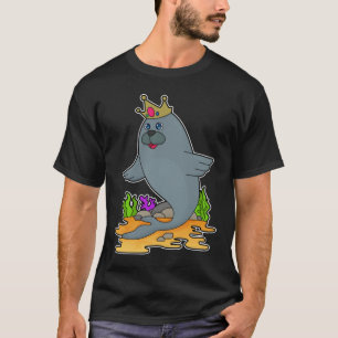 Seal as King with Crown T-Shirt