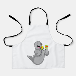 Seal as Musician with Maracas Apron