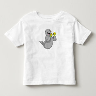Seal as Musician with Maracas Toddler T-Shirt