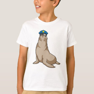 Seal as Police officer T-Shirt