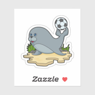 Seal as Soccer player with Soccer