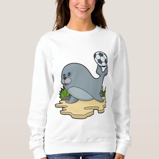 Seal as Soccer player with Soccer Sweatshirt (Front)