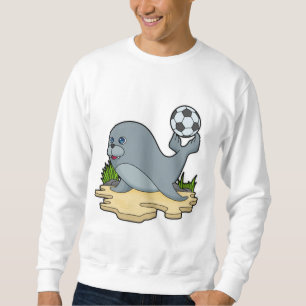 Seal as Soccer player with Soccer Sweatshirt