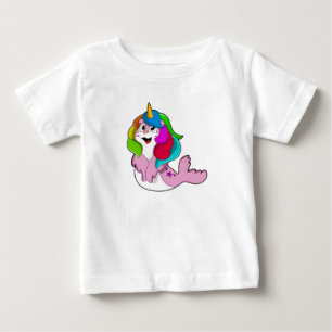 Seal as Unicorn Baby T-Shirt