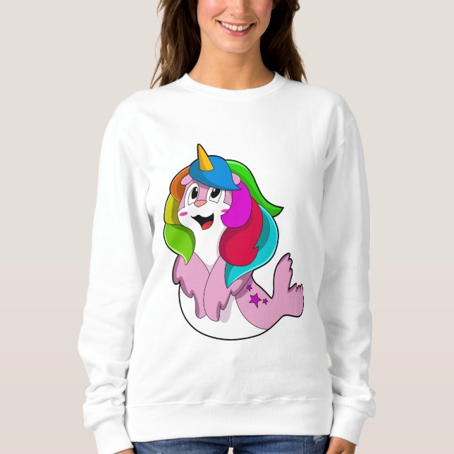 Seal as Unicorn Sweatshirt (Front)