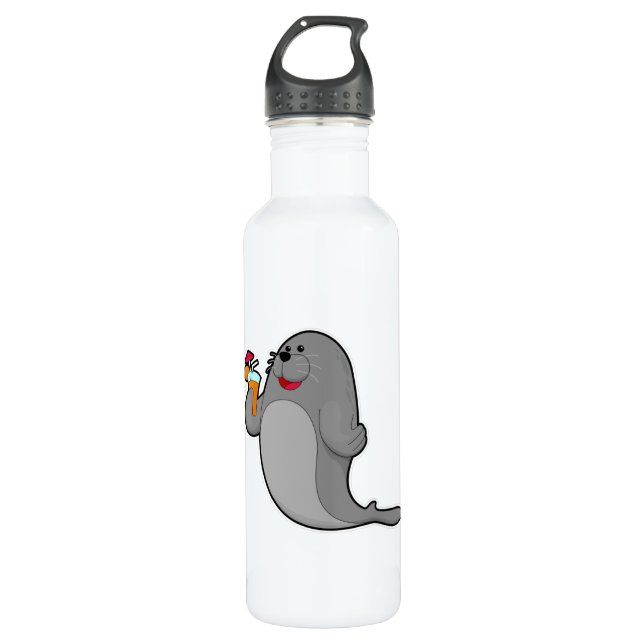 Seal at Drinking with Juice 710 Ml Water Bottle (Front)