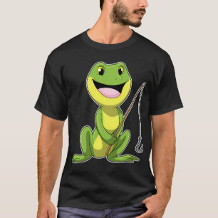 Seal at Fishing with Fishing rod & Fish T-Shirt