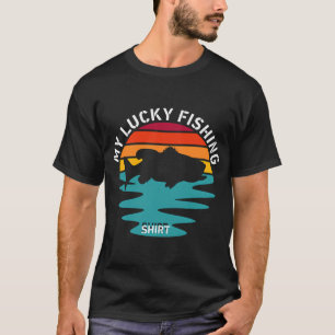 Seal at Fishing with Fishing rod T-Shirt