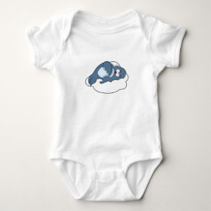 Seal at Sleeping on Cloud Baby Bodysuit