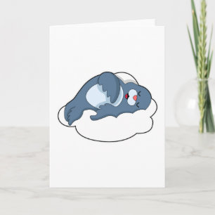Seal at Sleeping on Cloud Card