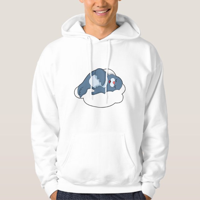 Seal at Sleeping on Cloud Hoodie (Front)