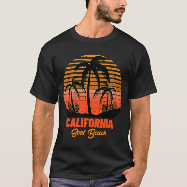 Seal Beach California T-Shirt (Front)