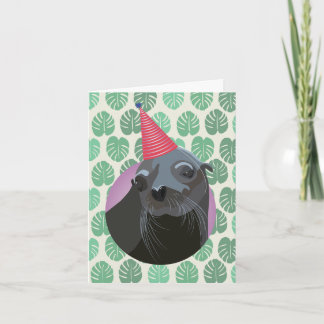 Seal Birthday Card