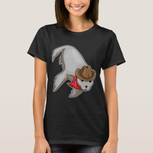 Seal Cowboy Cowboy hat T-Shirt