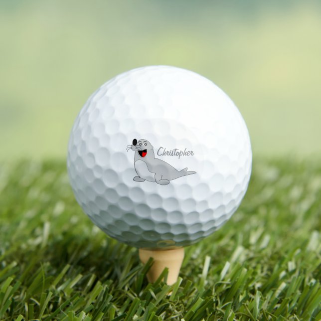 Seal Design Golf Balls (Insitu Tee)