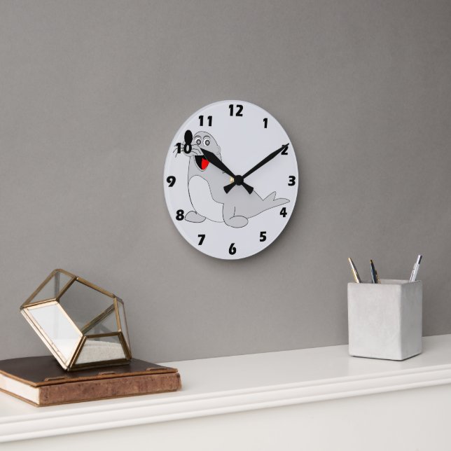 Seal Design Round Clock (Office)
