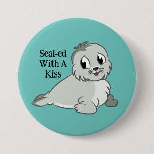 Seal-ed With A Kiss Button