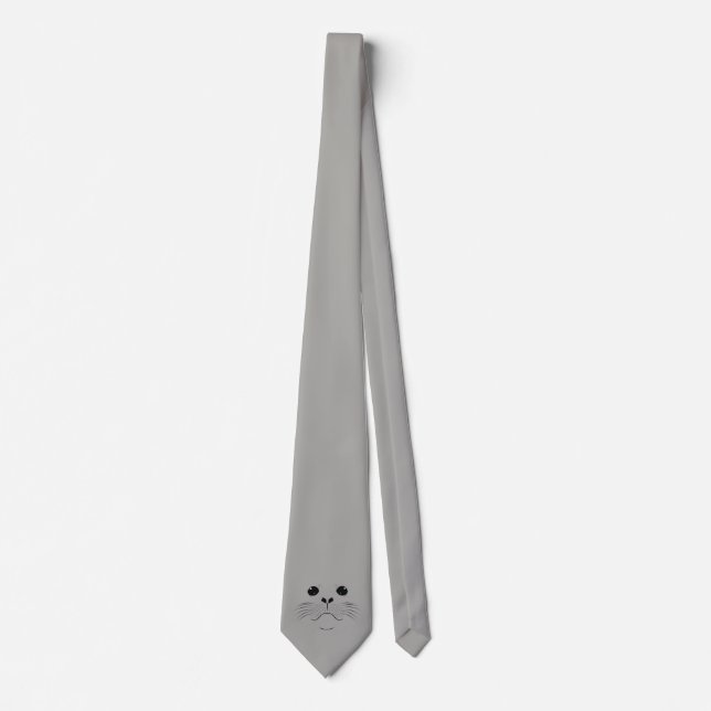 Seal face silhouette tie (Front)