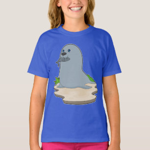Seal Fisher Fish Fishing T-Shirt