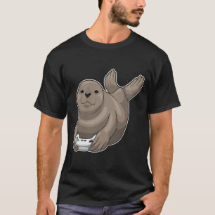 Seal Gamer Controller T-Shirt