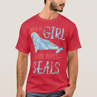 Seal Girls Gift Animal Sea Lion T-Shirt