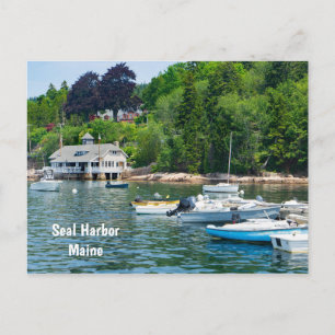 Seal Harbour in Maine Postcard