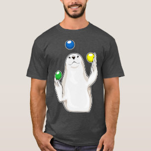 Seal Juggler Juggle T-Shirt