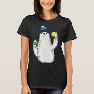 Seal Juggler Juggle T-Shirt
