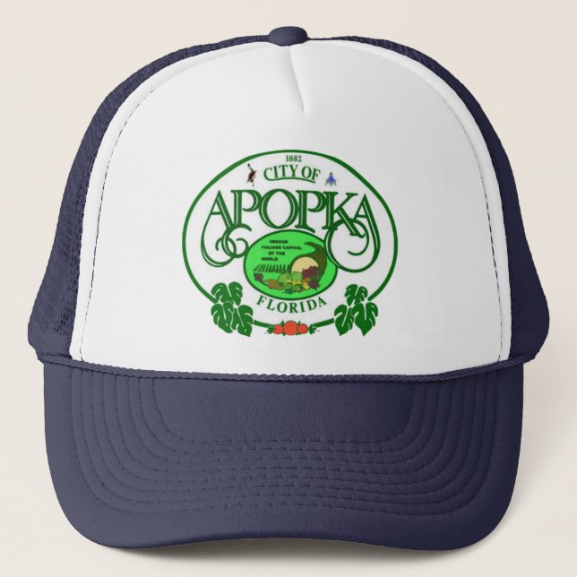 Seal of Apopka, Florida Trucker Hat (Front)