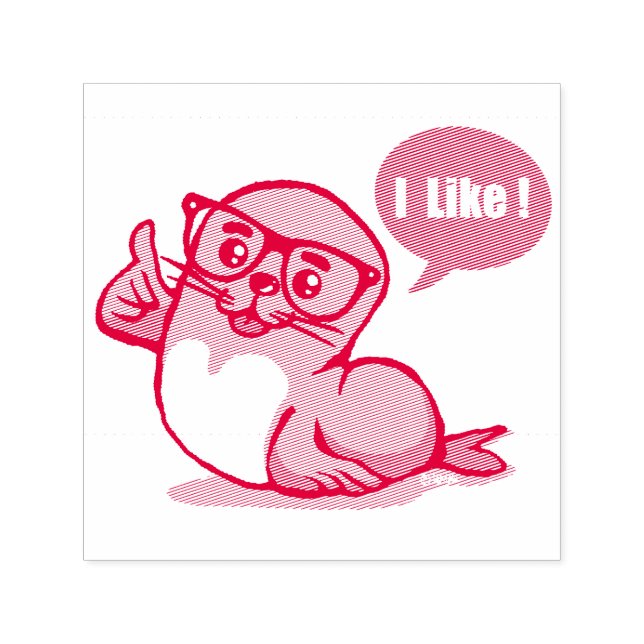 Seal of approval self-inking stamp (Design)