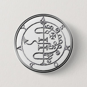 Seal of Asmoday Asmodeus 6 Cm Round Badge
