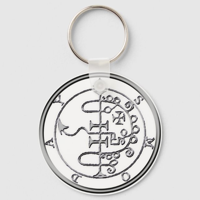 Seal of Asmoday Asmodeus Key Ring (Front)