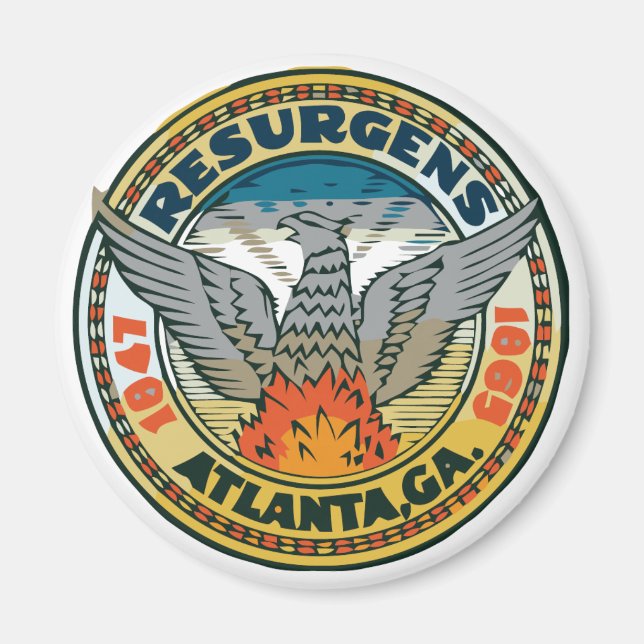 Seal of Atlanta, Georgia Magnet (Front)