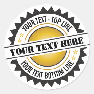 Seal of Award or Prize black and gold